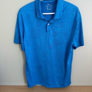 Nike Blue Performance Polo Shirt